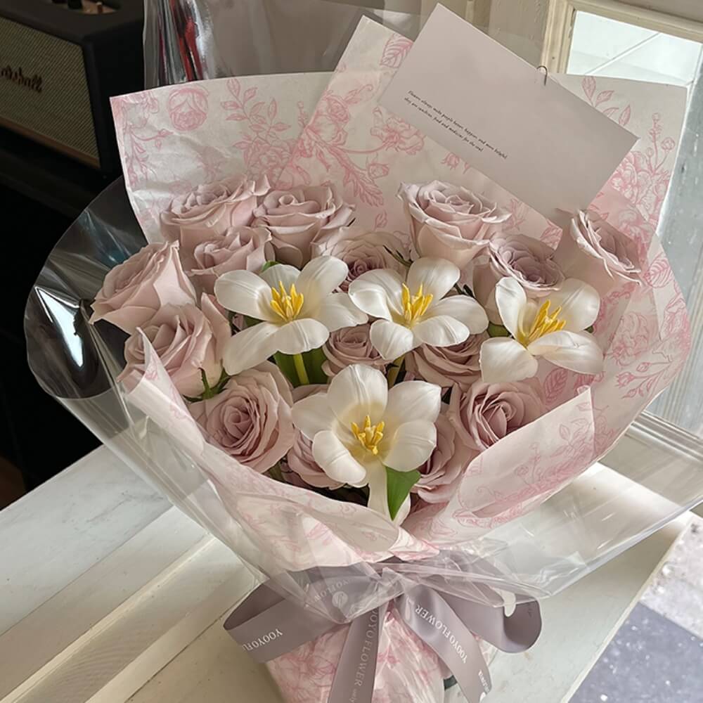 flower-wrapping-paper