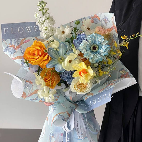 flower-wrapping-paper