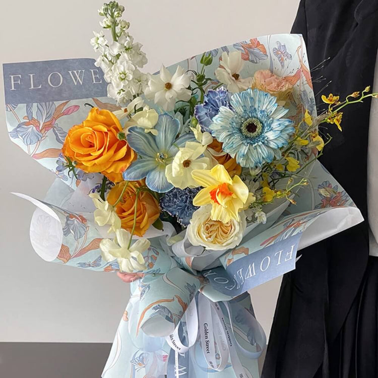 flower-wrapping-paper