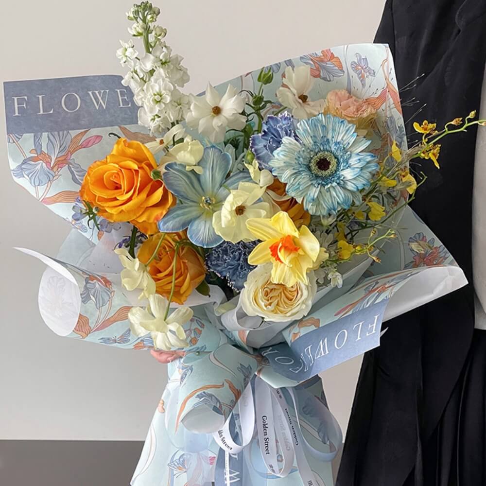 flower-wrapping-paper