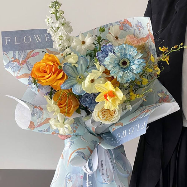 flower-wrapping-paper