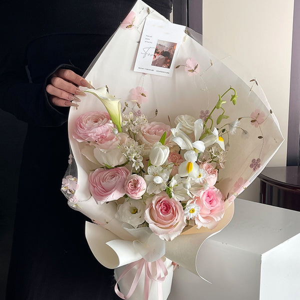flower-wrapping-paper
