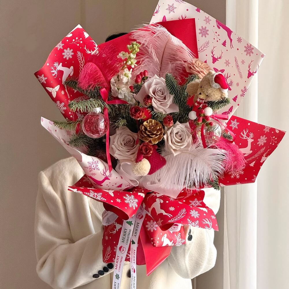 flower-wrapping-paper-bouquet