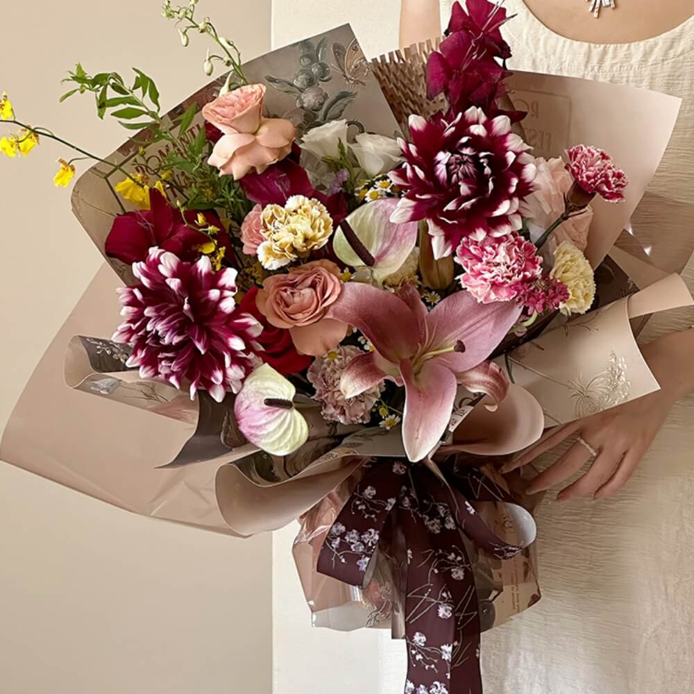 flower-wrapping-paper-bouquet