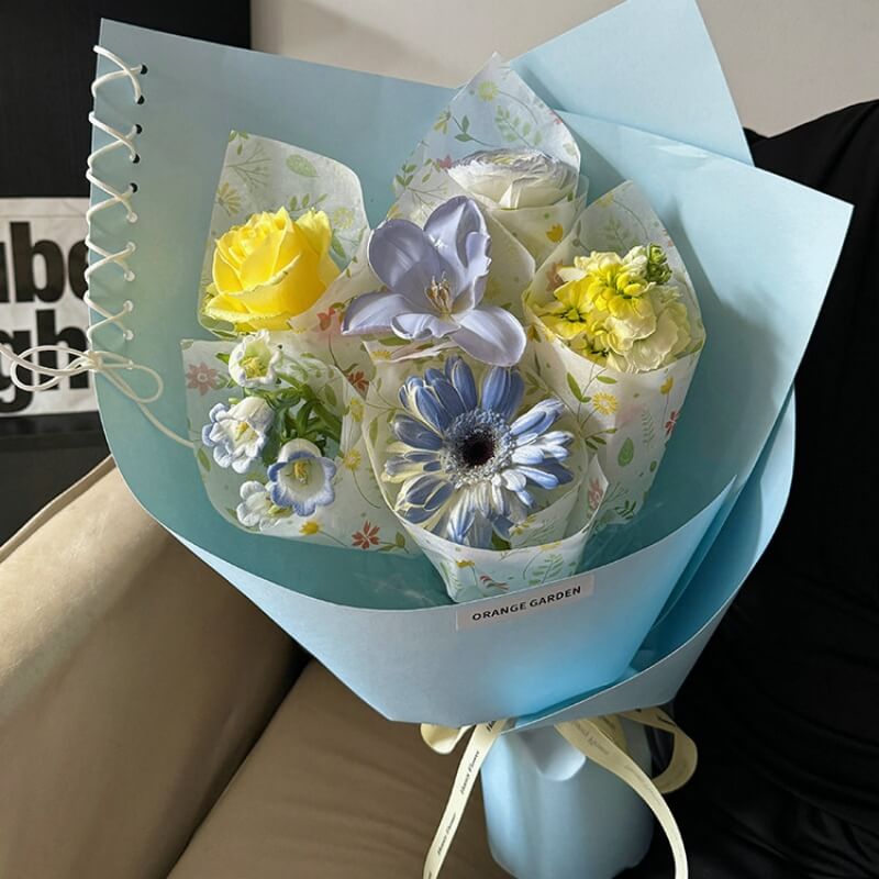 flower-wrapping-paper-bouquet