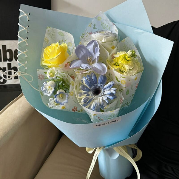 flower-wrapping-paper-bouquet