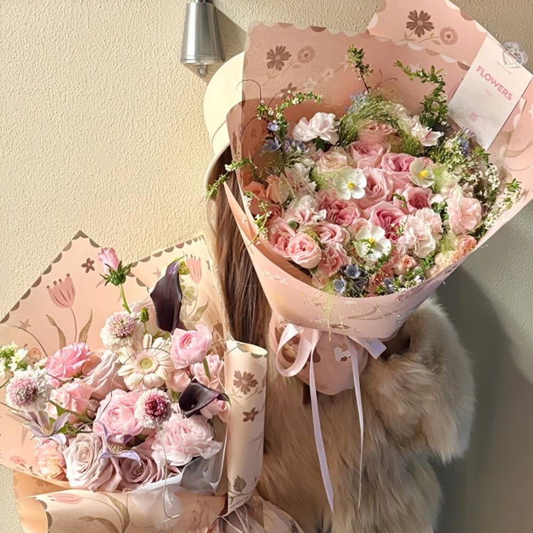 flower-wrapping-paper-bouquet