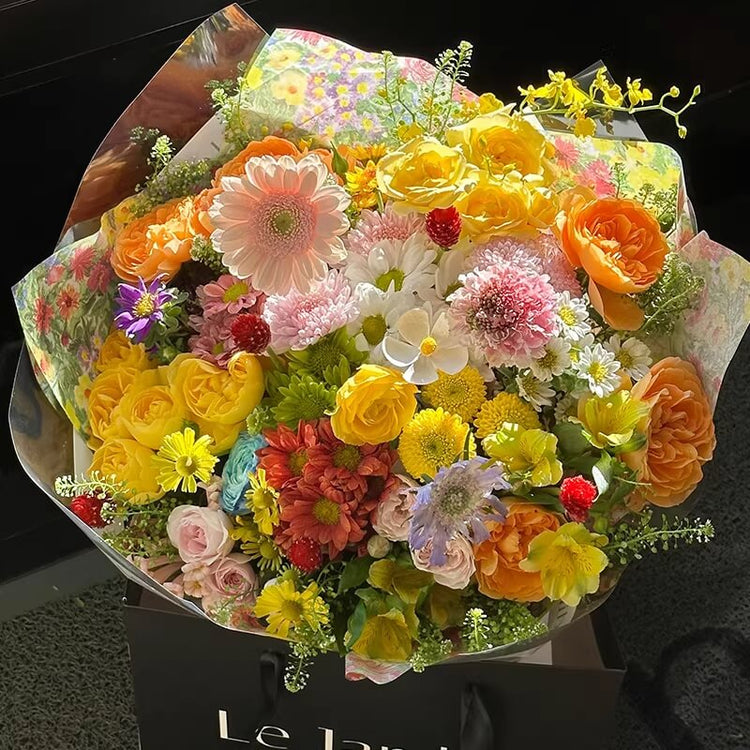 flower-wrapping-paper-bouquet
