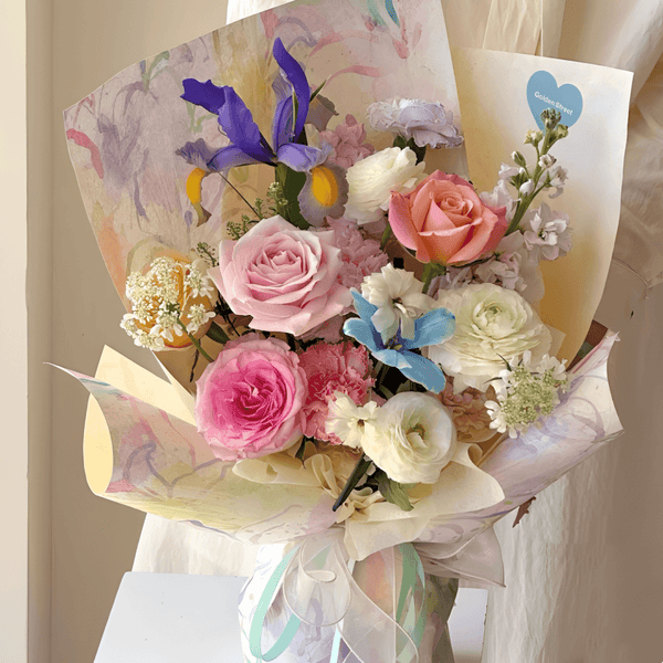 flower-wrapping-paper-bouquet