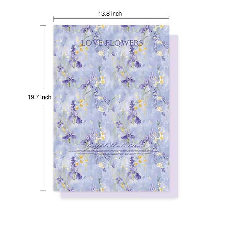 flower-wrapping-paper-waterproof