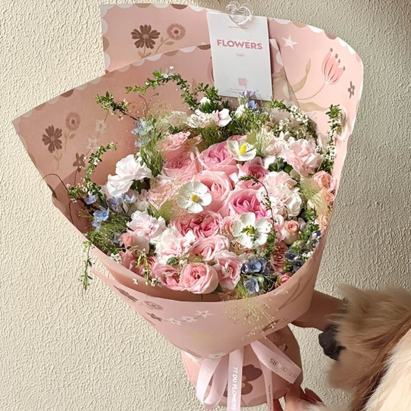 flower-wrapping-paper