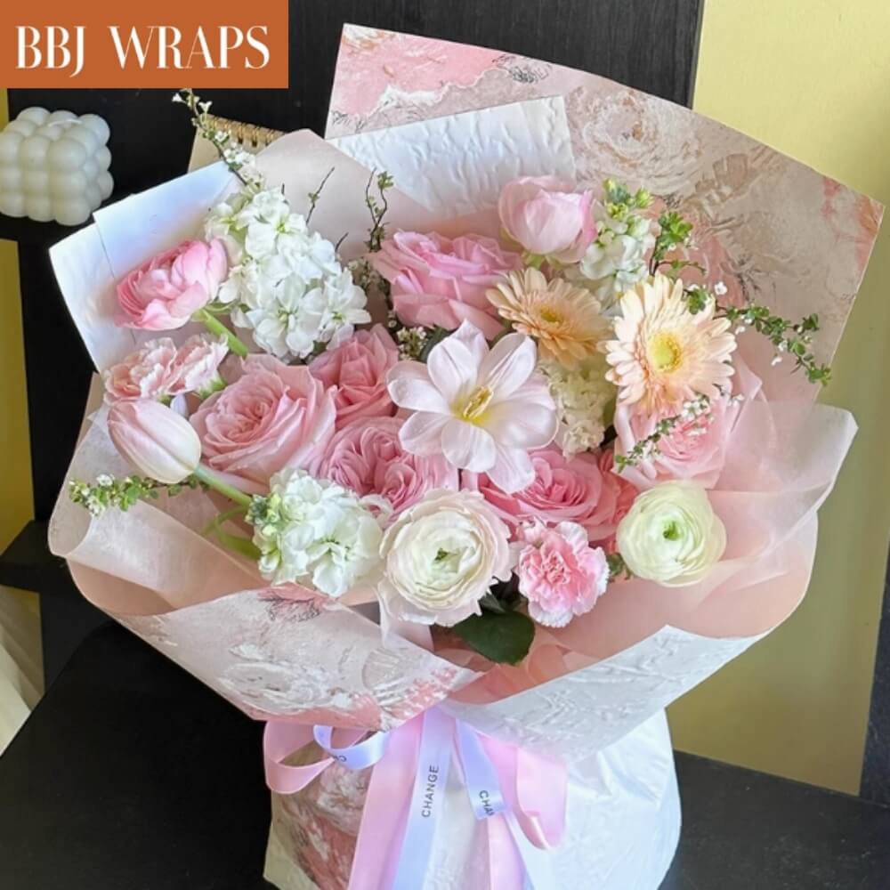 flower-wrapping-paper