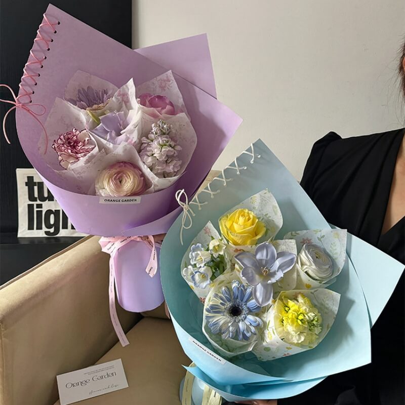 flower-wrapping-paper