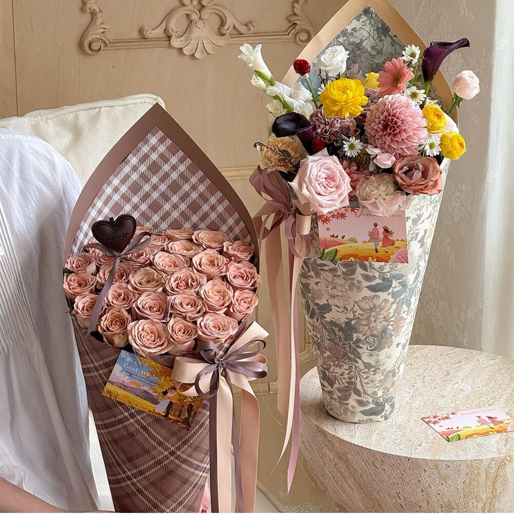 flower-wrapping-paper