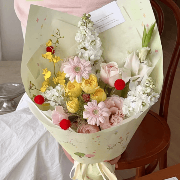 flower-wrapping-paper