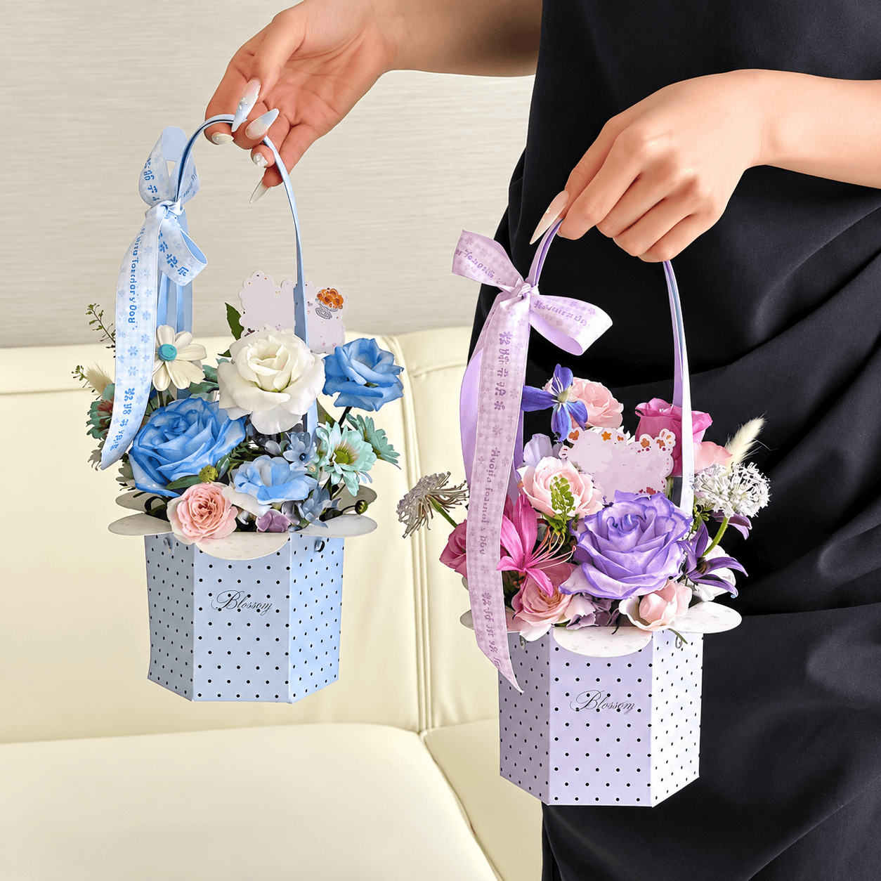 gift-bags-for-flower-bouquet