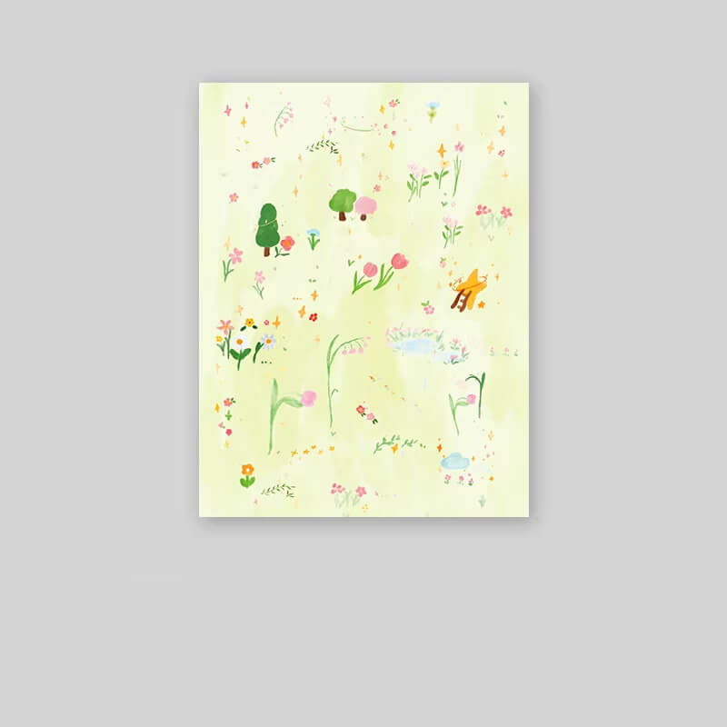 korean-flower-wrapping-paper
