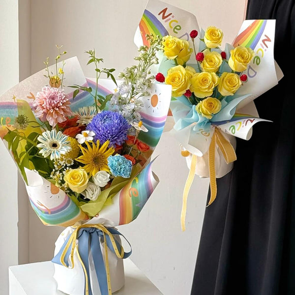 korean-flower-wrapping-paper