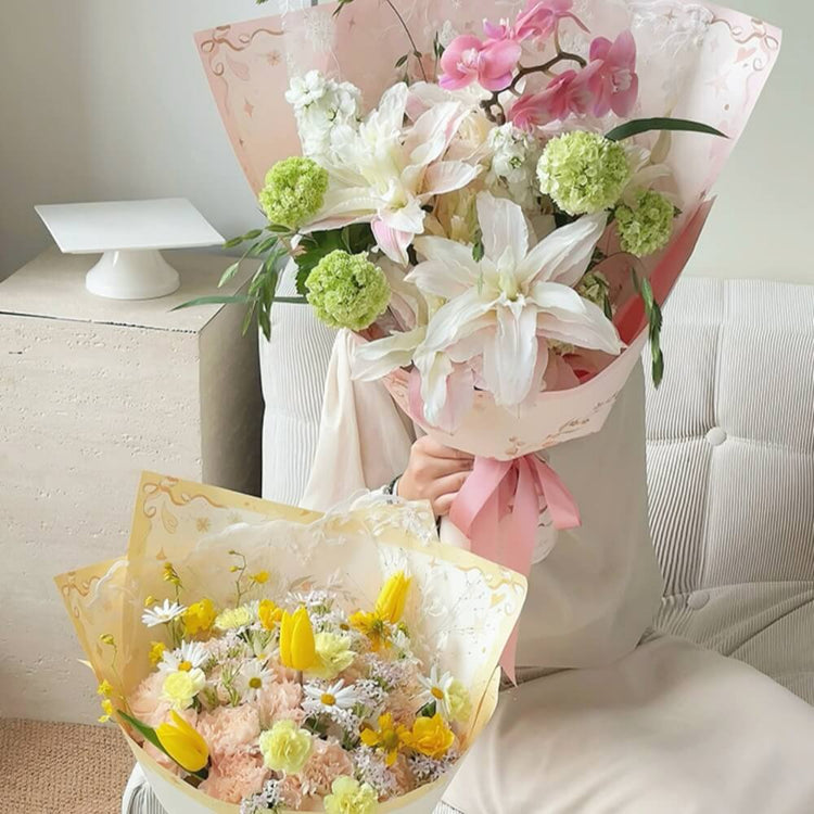 korean-flower-wrapping-paper