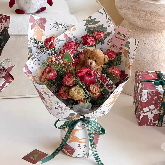 korean-flower-wrapping-paper