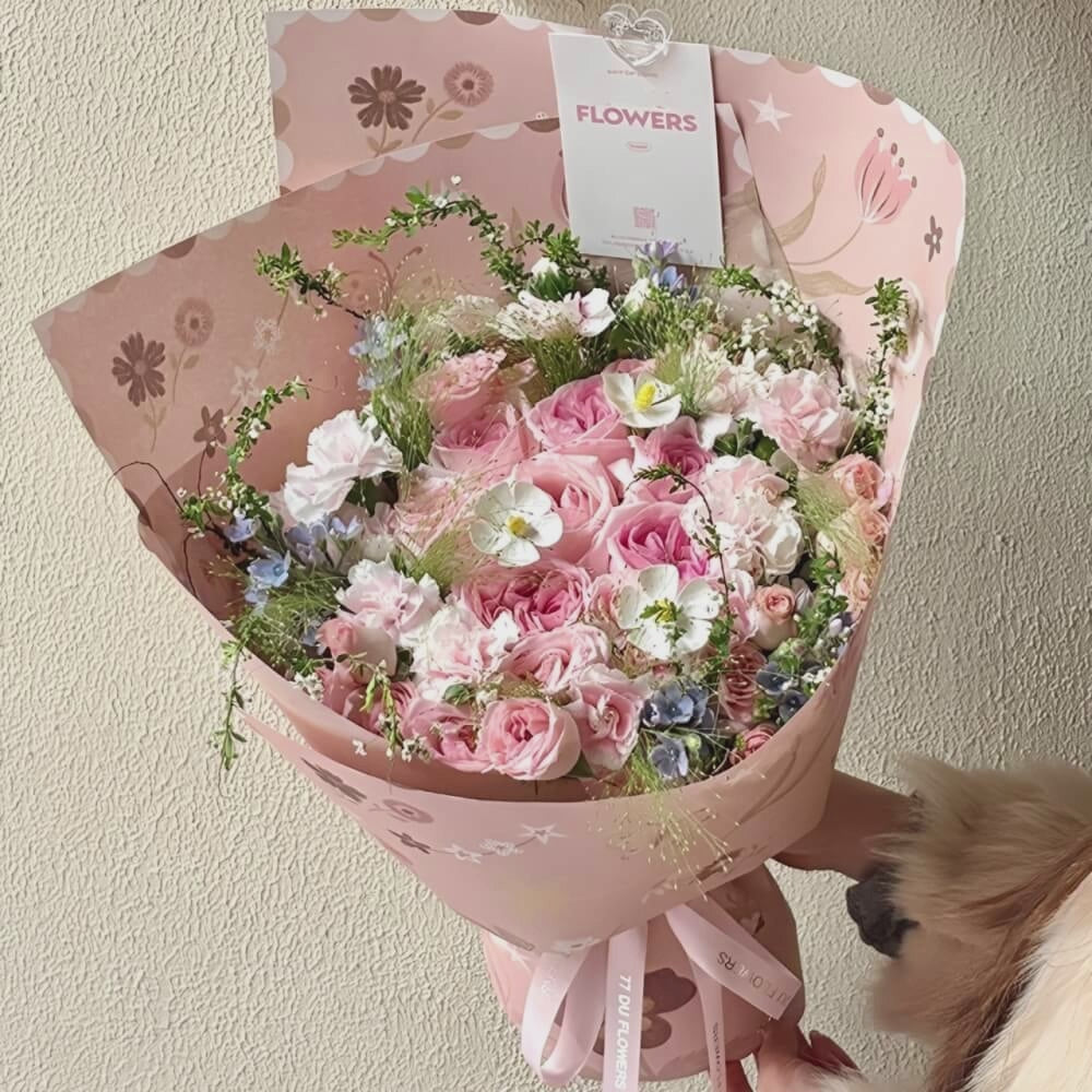 flower-paper-wrapping