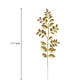 Artificial Christmas Gold Leaf Branches Picks for New Year&