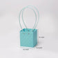 Waterproof Handheld Flower Wrapping Bags with Diamond Grid Pattern and Macaron Candy Colors, Set of 5