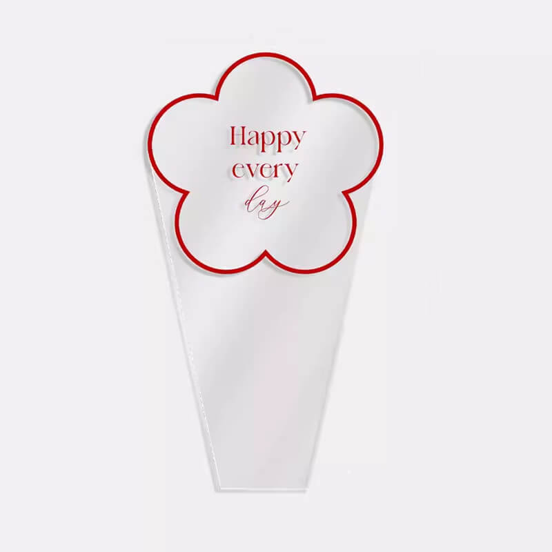 Flower Multi-pack Floral Bouquet Packaging Sleeve Bags, 3.5 x 9.4 x 17.3 Inches - 100 Counts
