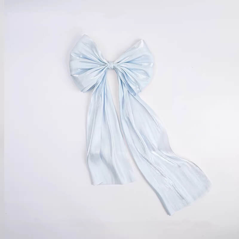 Pearl Organza Bow Flower Ribbon for Bouquets Floral Supplies for Fresh Flowers & Flower Arrangement Supplies, 7.9 Inch*1.3 Yard - 2 Ribbons