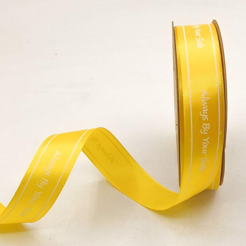 Alphabet Satin Flower Bouquets Ribbon, 1.0 Inch x 35 Yards – 1 Roll