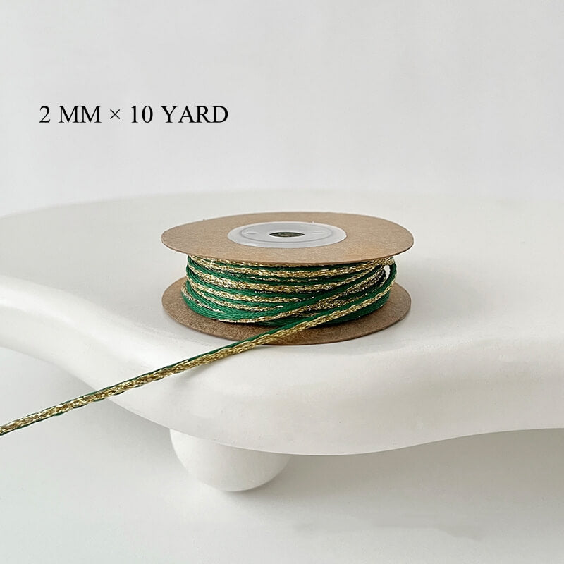 Winter Snowtime Christmas Ribbon for Flower Bouquets, 1 Roll