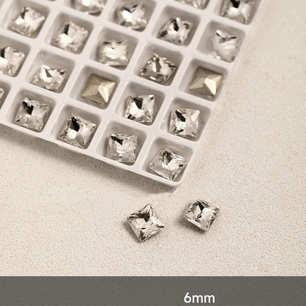 Glass Crystal Diamond Flower Arrangement Decorations, 50 Pcs