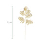 Artificial Christmas Gold Leaf Branches Picks for New Year&