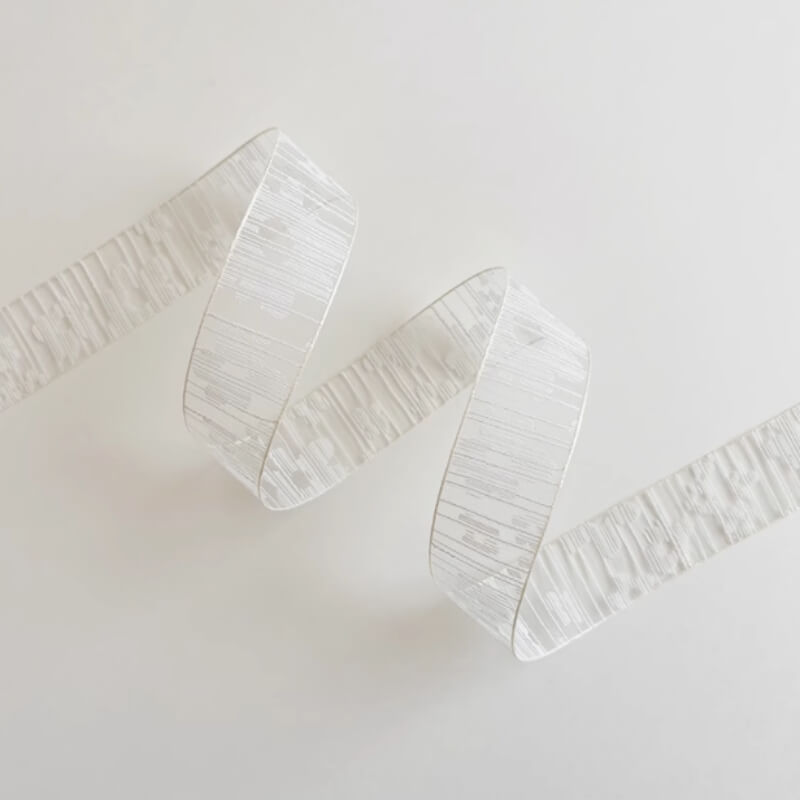 Floral Pattern Mesh Flower Ribbon for Florist Supplies, 1 Inch x10 Yard - 1 Roll
