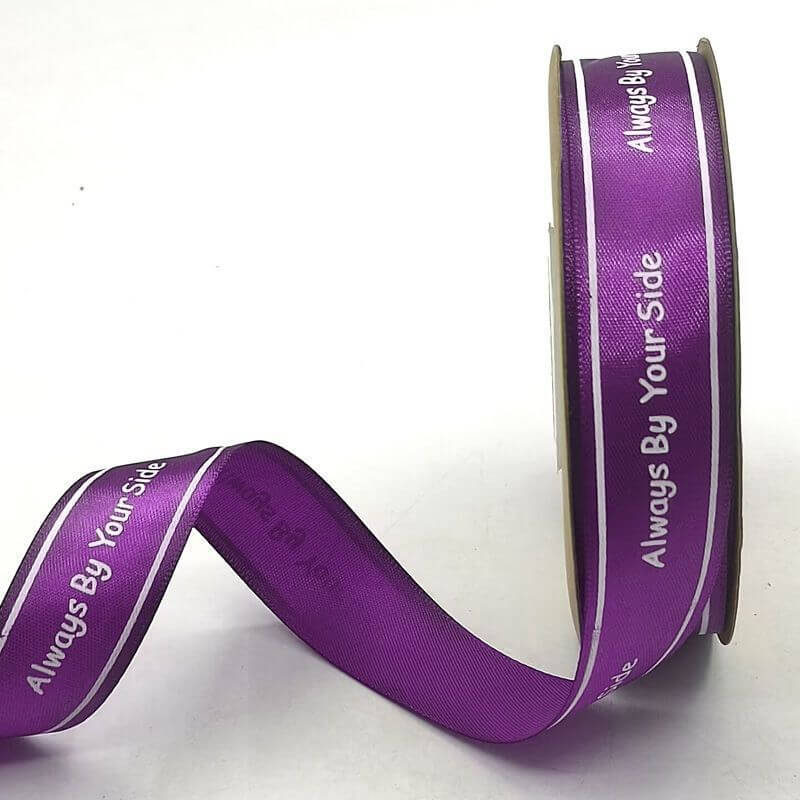 Alphabet Satin Flower Bouquets Ribbon, 1.0 Inch x 35 Yards – 1 Roll