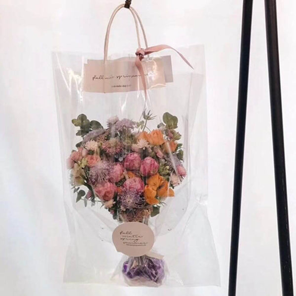 Wholesale NBEADS 150 Pcs Plastic Flower Bouquet Bags Kits 