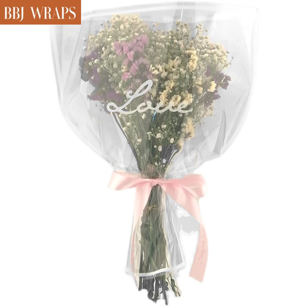    clear-bag-for-flowers