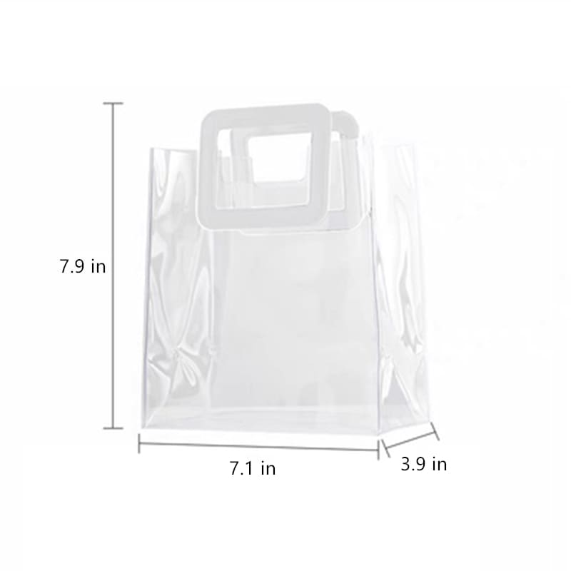 Clear Florist Bouquet Bags with Handle, 1 PCS