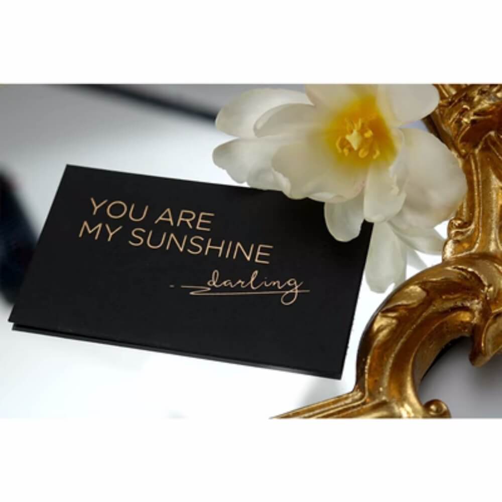 Gilding Greeting Gift Cards for Flower Gift Packaging, 3.5 x 2.2 Inch - 40 Sheets