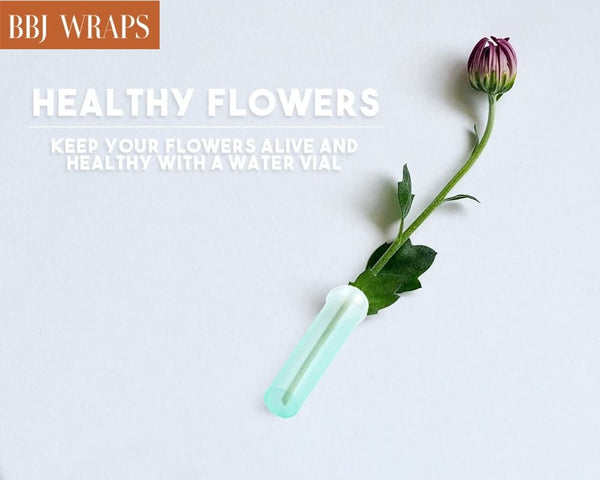 Floral Water Tube for Flower Arrangements, 1.8 Inch-100 Pcs - BBJ