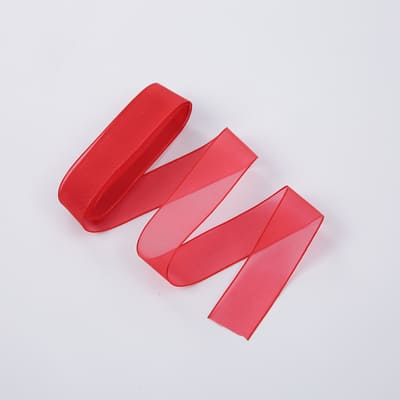 Colorful Snow Yarn Gift Ribbon, 1.1 inch*50 yard, 1 Roll
