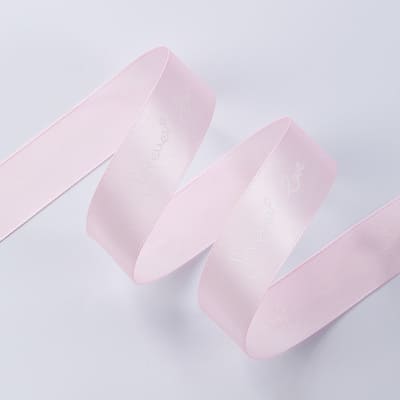 "Forever Love" Satin Gift Ribbon for Flower Bouquet, 1 Inch x 50 Yard,1 Roll