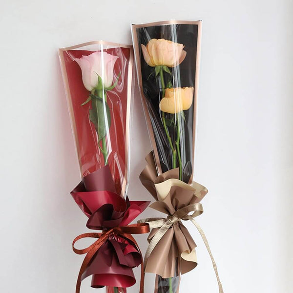 Single Rose Sleeve Bouquet Bags For Flowers Single Floral Packaging Bag  Singl
