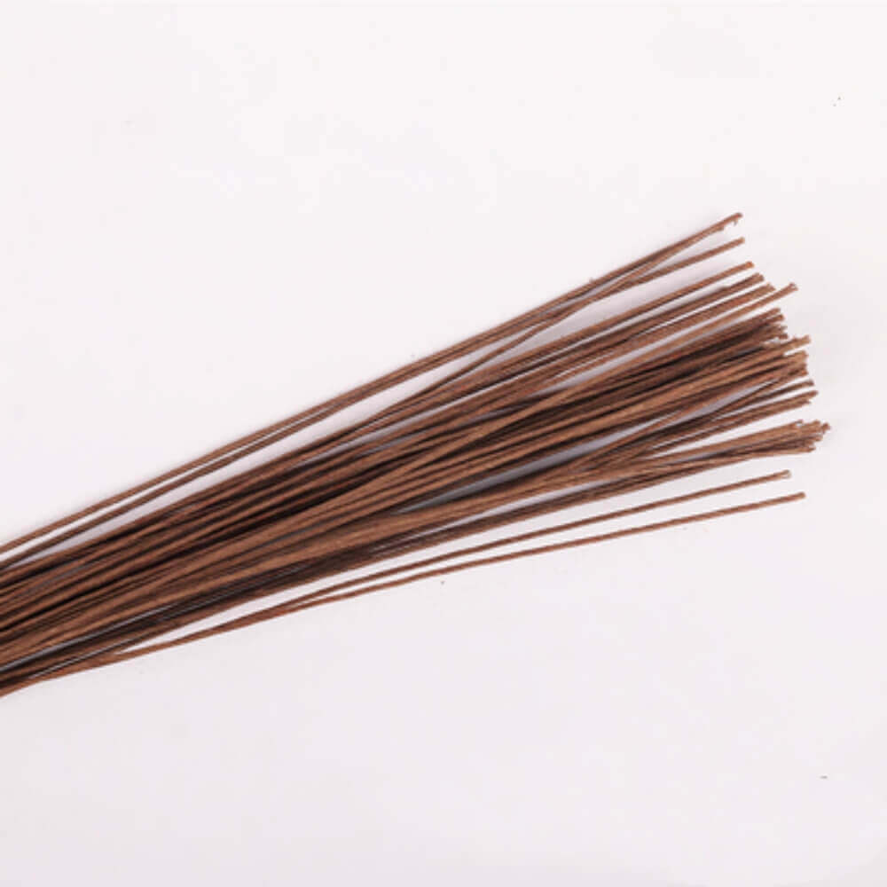 Floral Wire Wrapped Floral Stem Wires for Crafts, 16 Inch - 100 Pcs