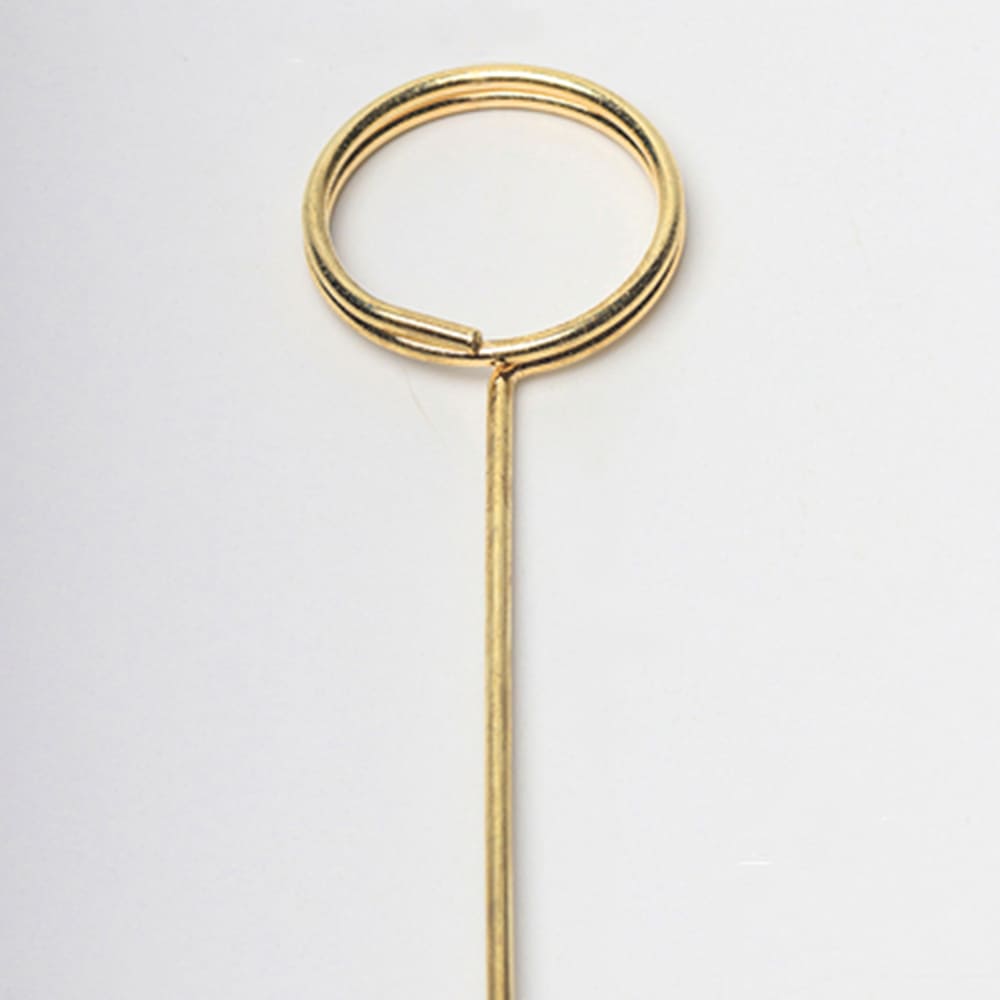 Gilding Metal Card Holder Sticks for Flower Bouquets, 13.6 Inch - 10 PCS