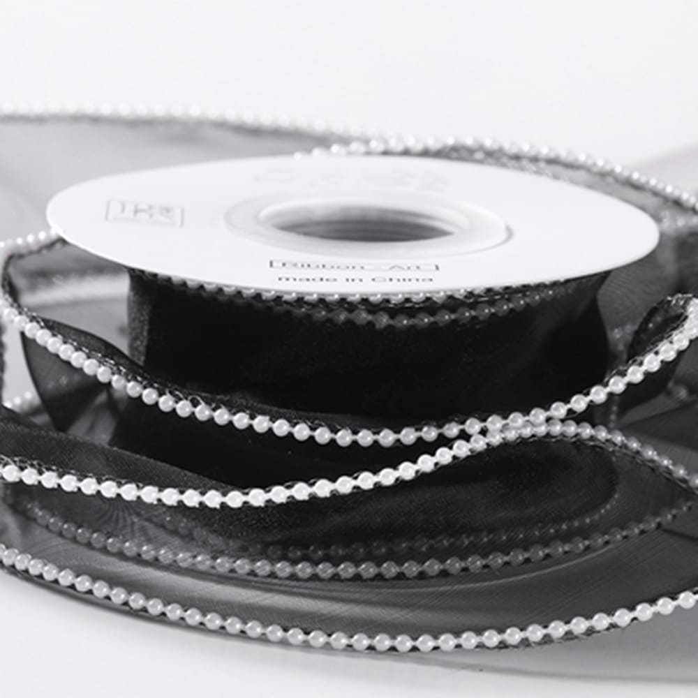 Pearl Fishtail Chiffon Luxury Organza Wired Gift Ribbons