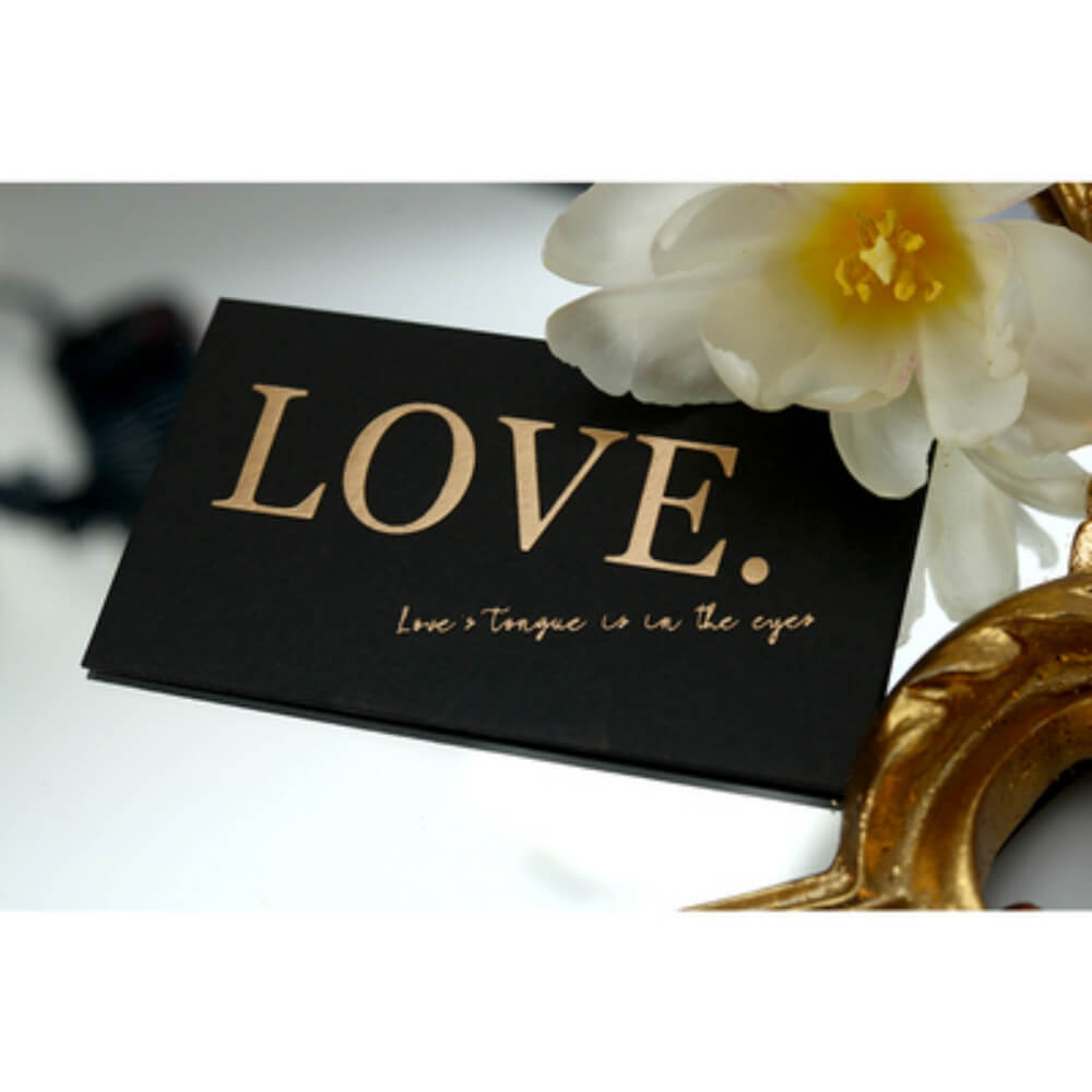 Gilding Greeting Gift Cards for Flower Gift Packaging, 3.5 x 2.2 Inch - 40 Sheets