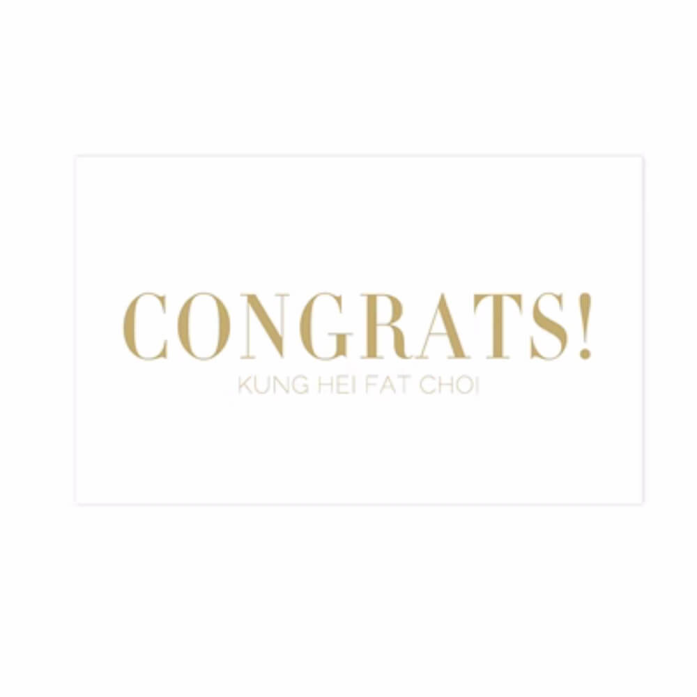 Gilding Greeting Gift Cards for Flower Gift Packaging, 3.5 x 2.2 Inch - 40 Sheets
