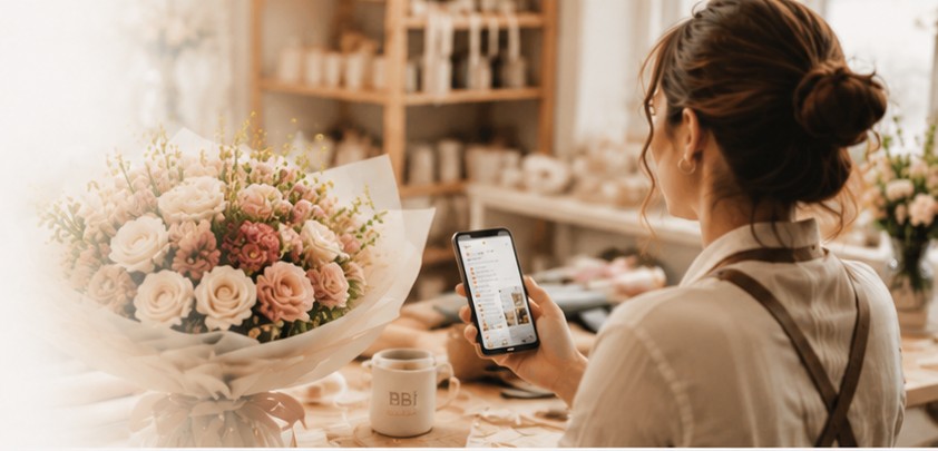 Florists sharing bouquet inspiration with the BBJ WRAPS community